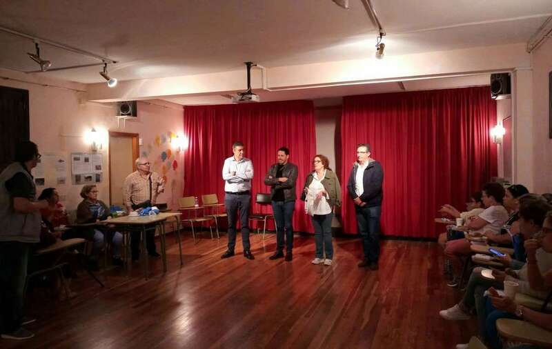 El Ayuntamiento muestra su apoyo al equipo docente del CEPA en una visita girada este miércoles por la tarde (Foto TA)